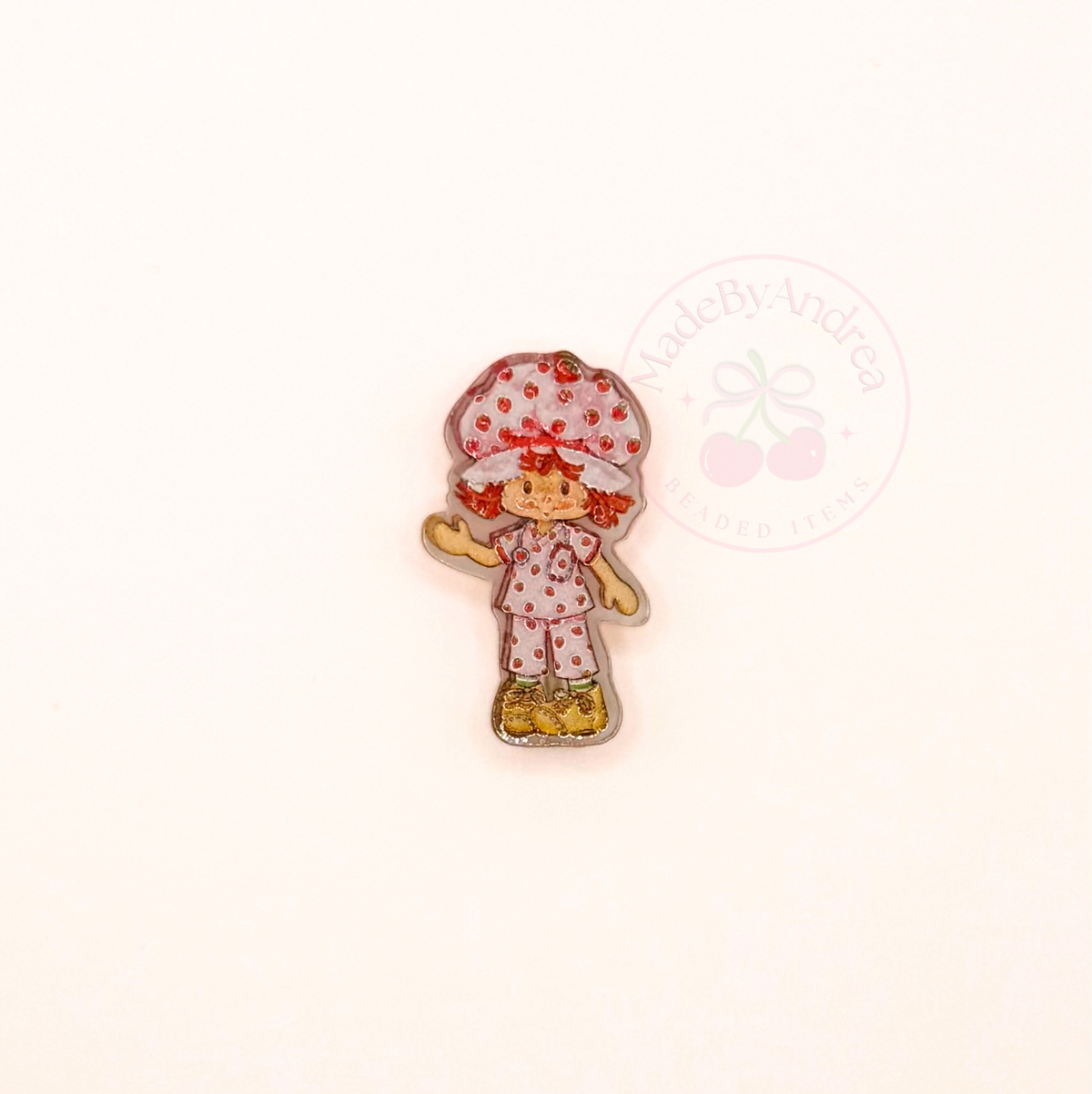 Strawberry Girl Nurse Acrylic Focal