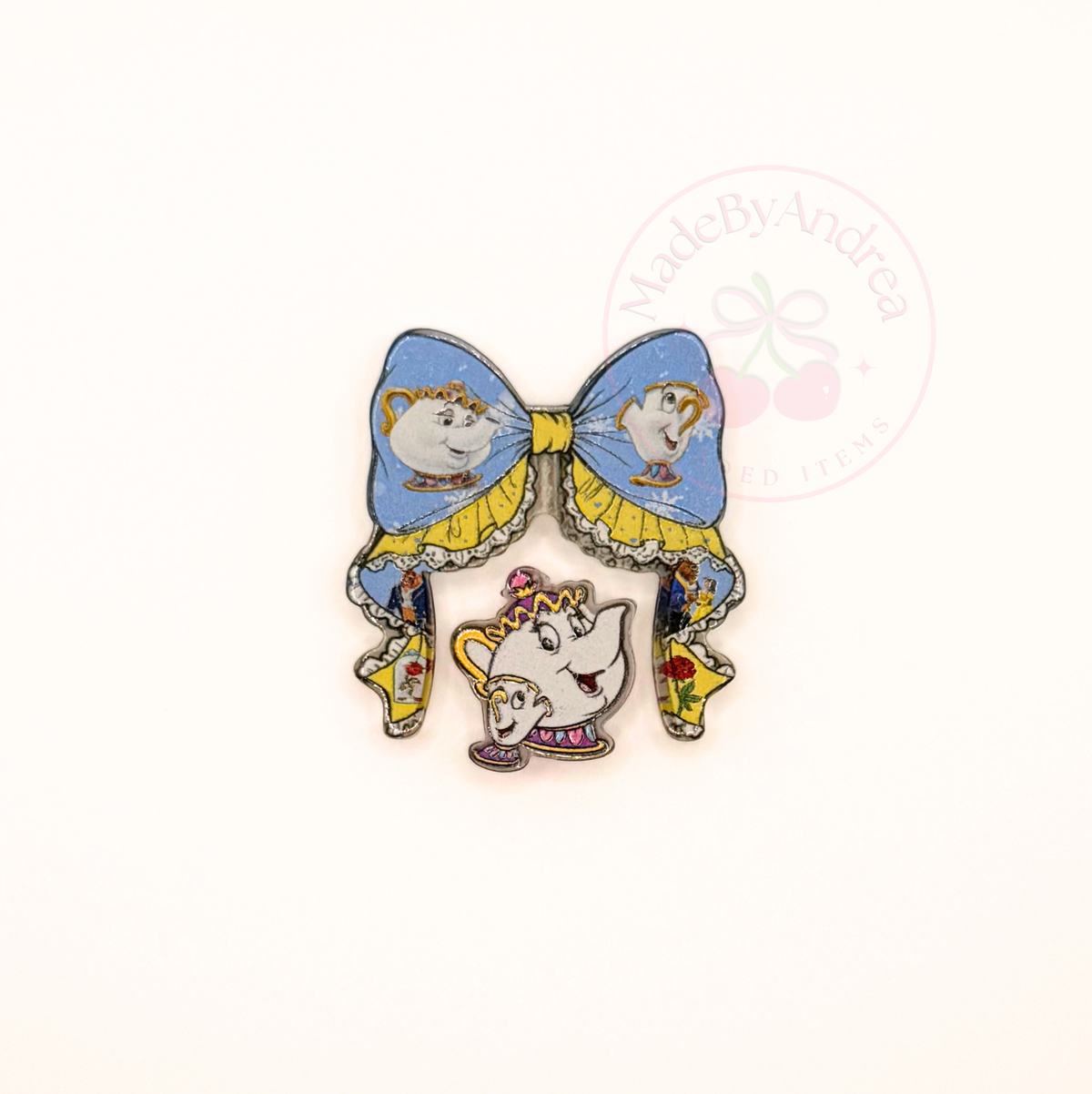 Mrs. Potts & Chip Acrylic Focal Set