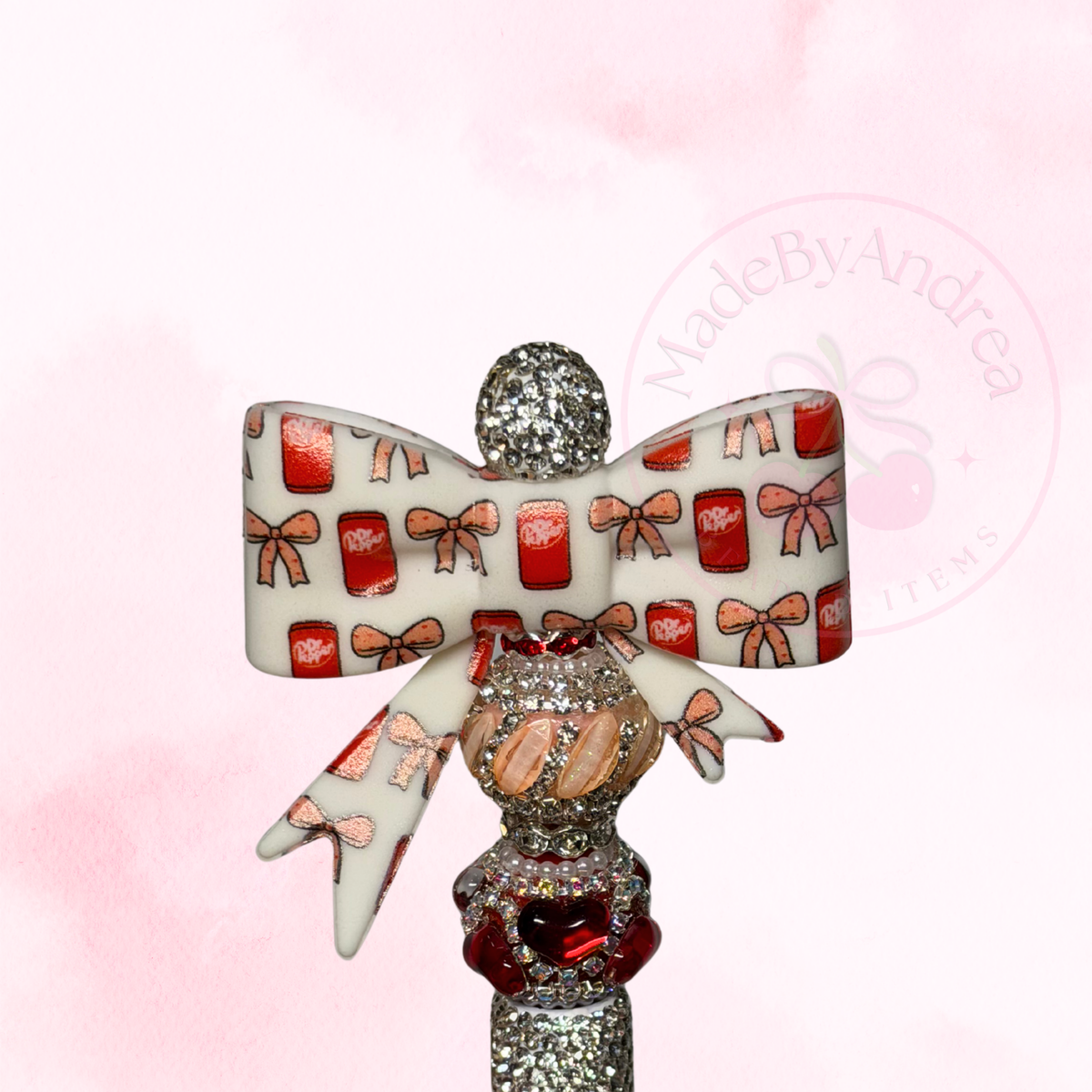 Soda w/ Bows Large Silicone Bow Focal