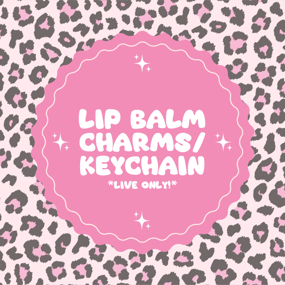 LIP BALM CHARMS/KEYCHAIN *Read Description!*